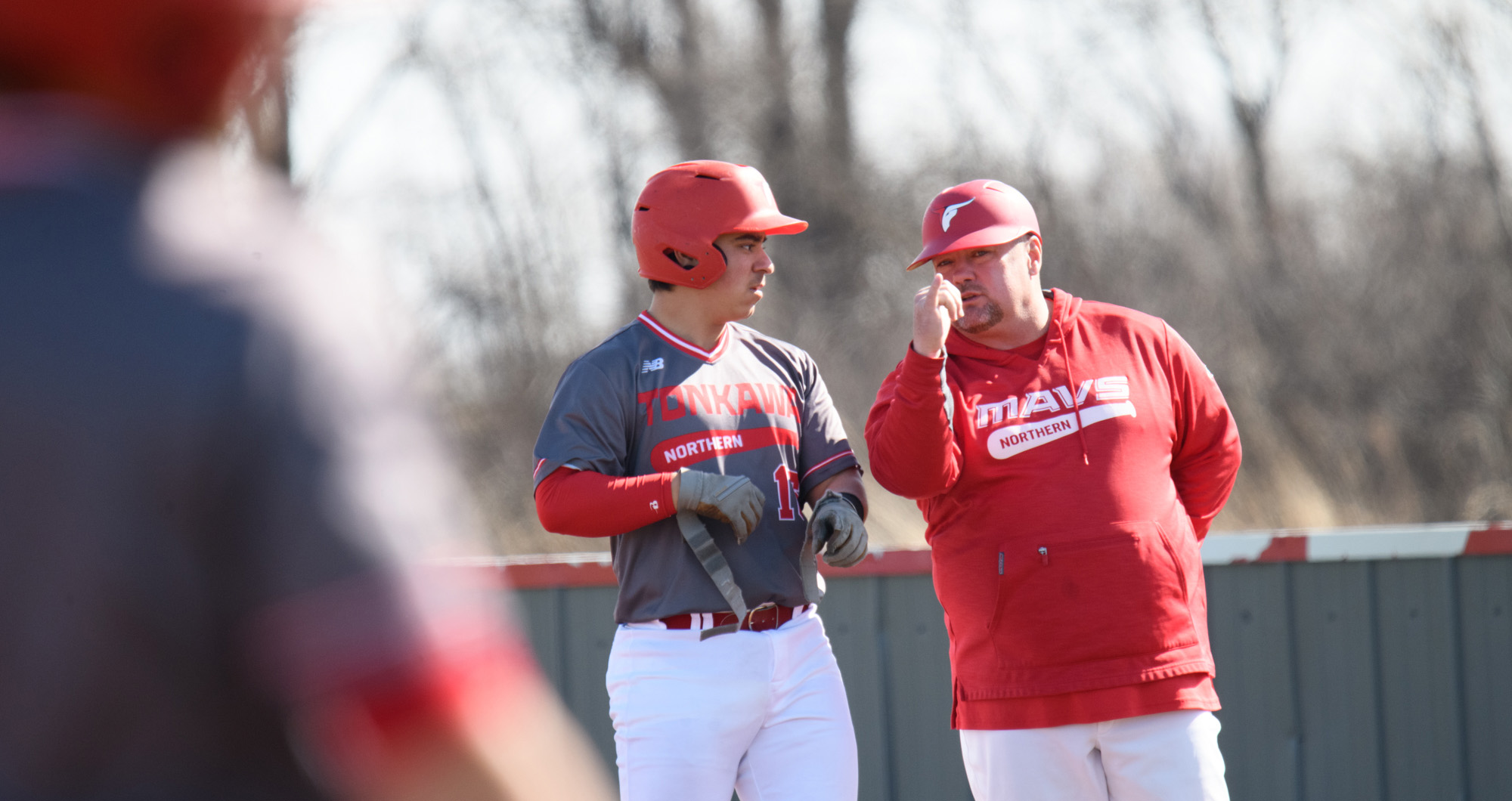 Mitchell Lucero and Coach Rosato